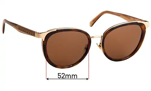 Sunglass Fix Replacement Lenses for Versace MOD 1249 - 52mm Wide Sunglass Fix Replacement Lenses for Versace MOD 1249 - 52mm Wide