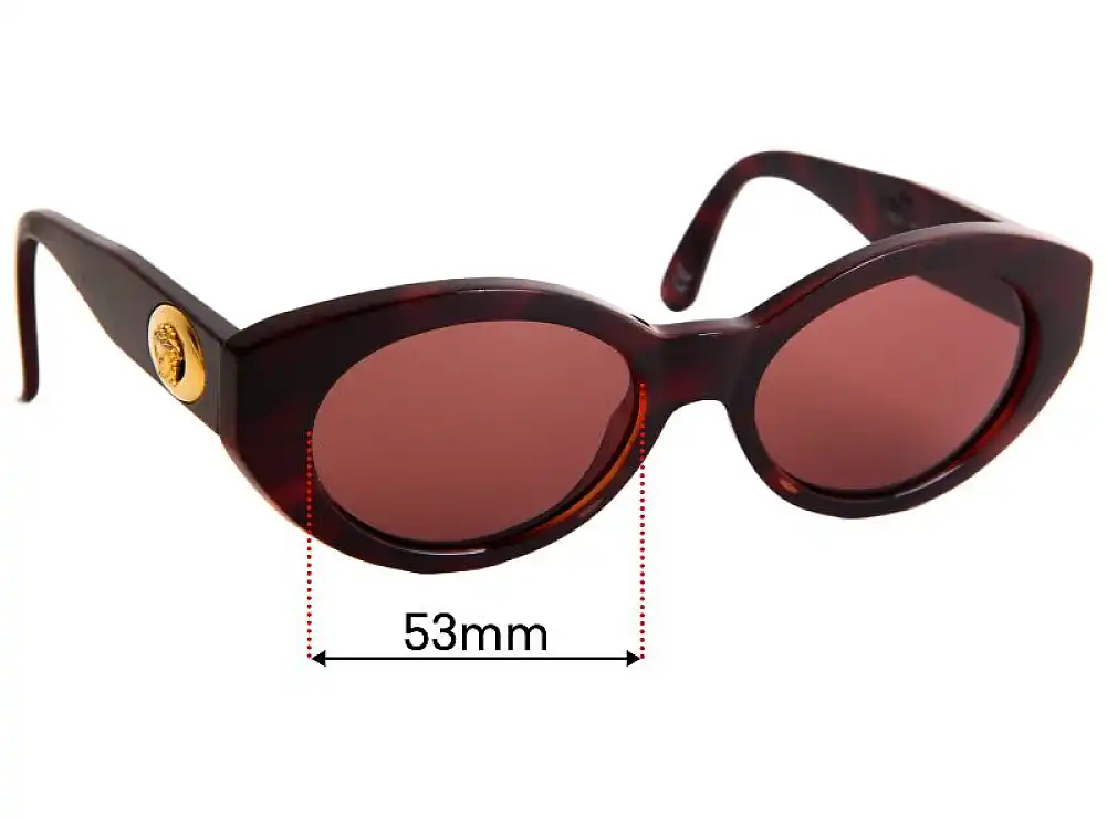 Sunglass Fix Replacement Lenses for Versace MOD 480/A - 53mm Wide Sunglass Fix Replacement Lenses for Versace MOD 480/A - 53mm Wide