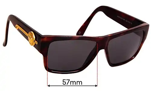 Sunglass Fix Replacement Lenses for Versace MOD 372 - 57mm Wide Sunglass Fix Replacement Lenses for Versace MOD 372 - 57mm Wide