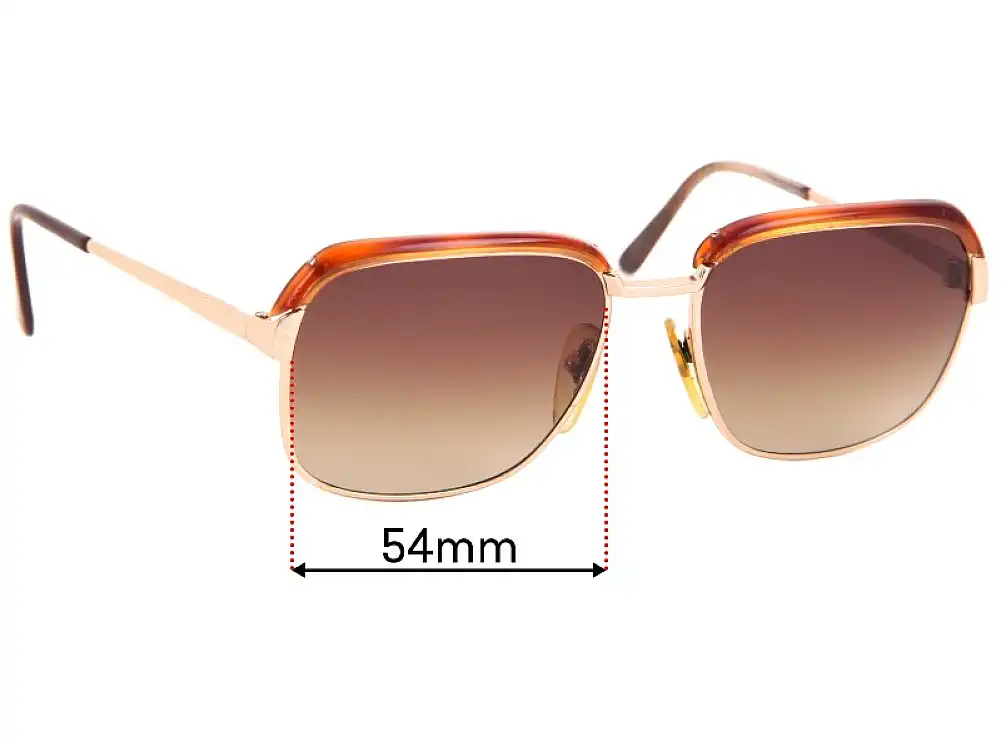 Sunglass Fix Replacement Lenses for L'AMY Laurent - 54mm Wide Sunglass Fix Replacement Lenses for L'AMY Laurent - 54mm Wide