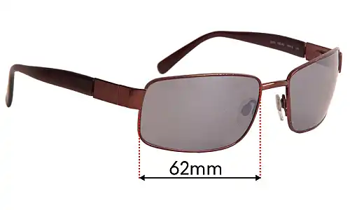 Sunglass Fix Replacement Lenses for Revo 3043 - 62mm Wide Sunglass Fix Replacement Lenses for Revo 3043 - 62mm Wide