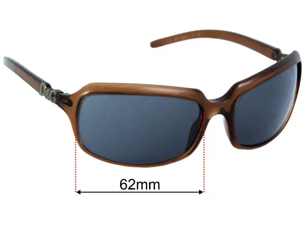 Sunglass Fix Replacement Lenses for Dolce & Gabbana DG2192 - 62mm Wide Sunglass Fix Replacement Lenses for Dolce & Gabbana DG2192 - 62mm Wide