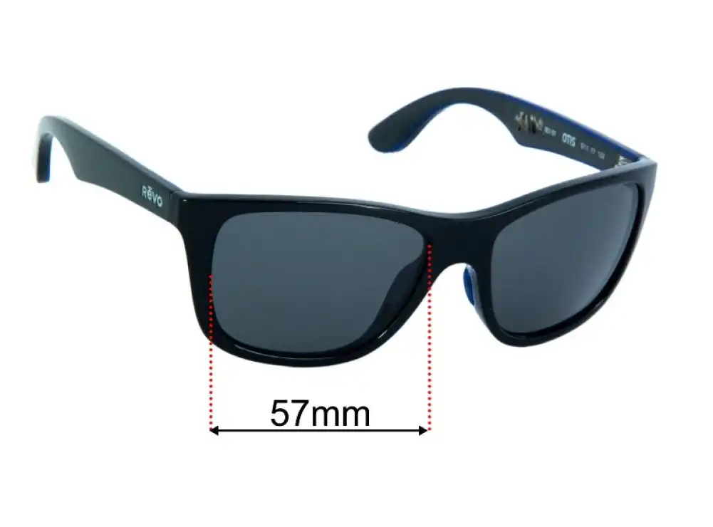 Sunglass Fix Replacement Lenses for Revo RE1001 Otis - 57mm Wide Sunglass Fix Replacement Lenses for Revo RE1001 Otis - 57mm Wide