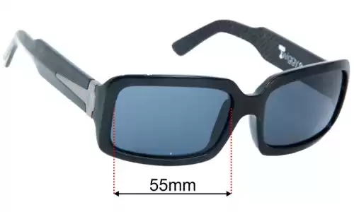 Sunglass Fix Replacement Lenses for Spy Optic Twiggy - 55mm Wide Spy Optic Twiggy Replacement Lenses 55mm wide