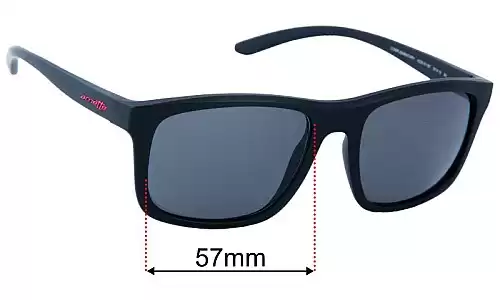 Sunglass Fix Replacement Lenses for Arnette Complementary AN4233 - 57mm Wide Arnette Complementary AN4233 Replacement Lenses 57mm wide