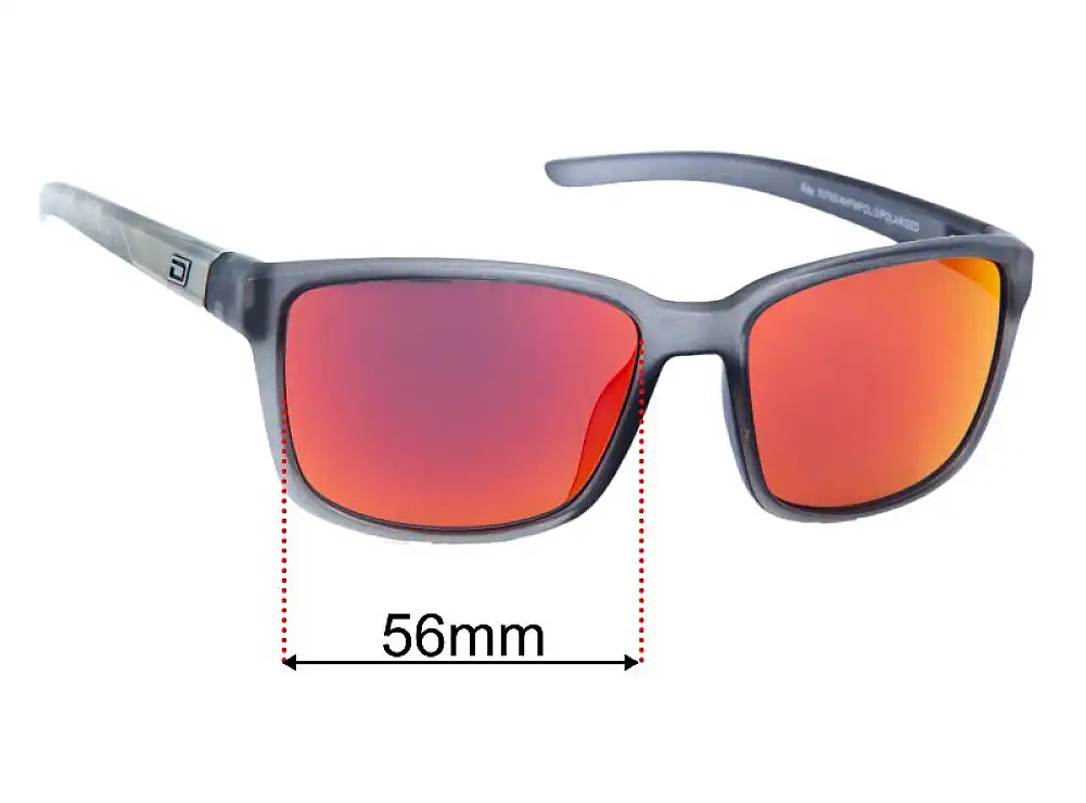 Sunglass Fix Replacement Lenses for Dirty Dog Slay - 56mm Wide Sunglass Fix Replacement Lenses for Dirty Dog Slay - 56mm Wide