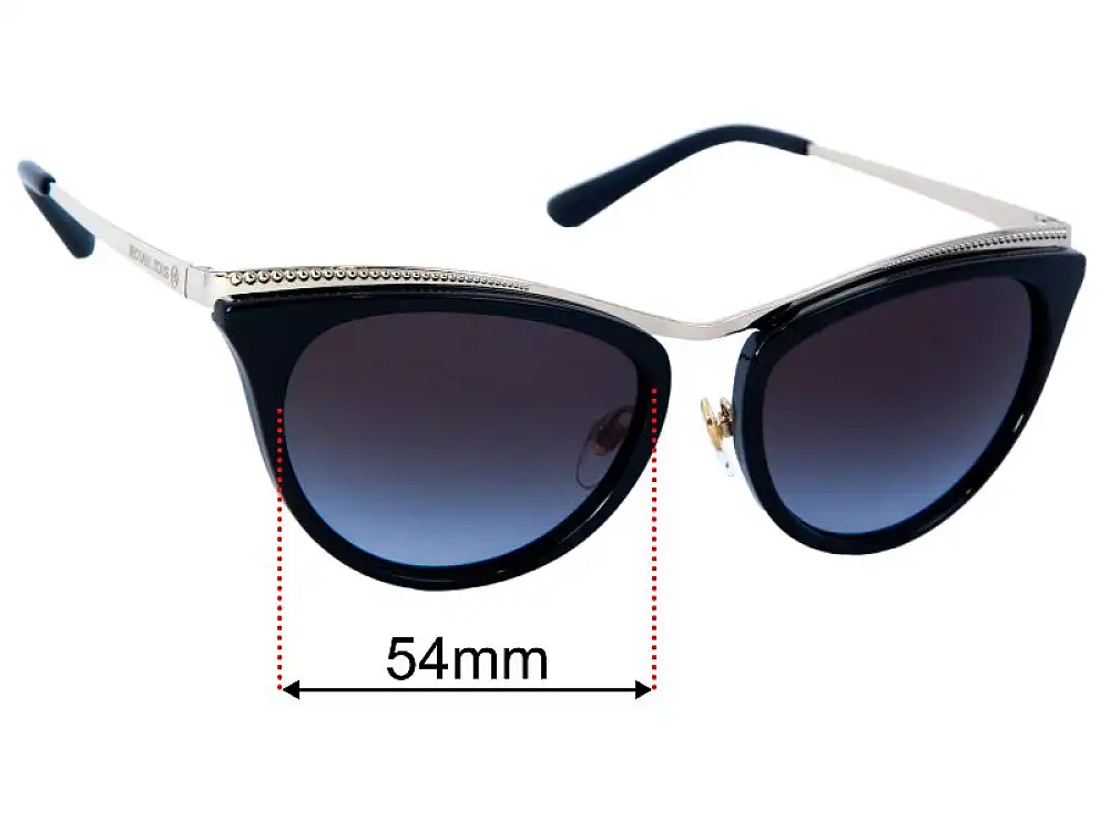 Sunglass Fix Replacement Lenses for Michael Kors MK1065 Azur - 54mm Wide Sunglass Fix Replacement Lenses for Michael Kors MK1065 Azur - 54mm Wide