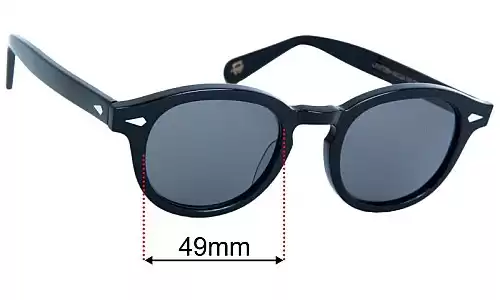 Sunglass Fix Replacement Lenses for Moscot Lemtosh Large - 49mm Wide Moscot Lemtosh Large Replacement Lenses 49mm wide
