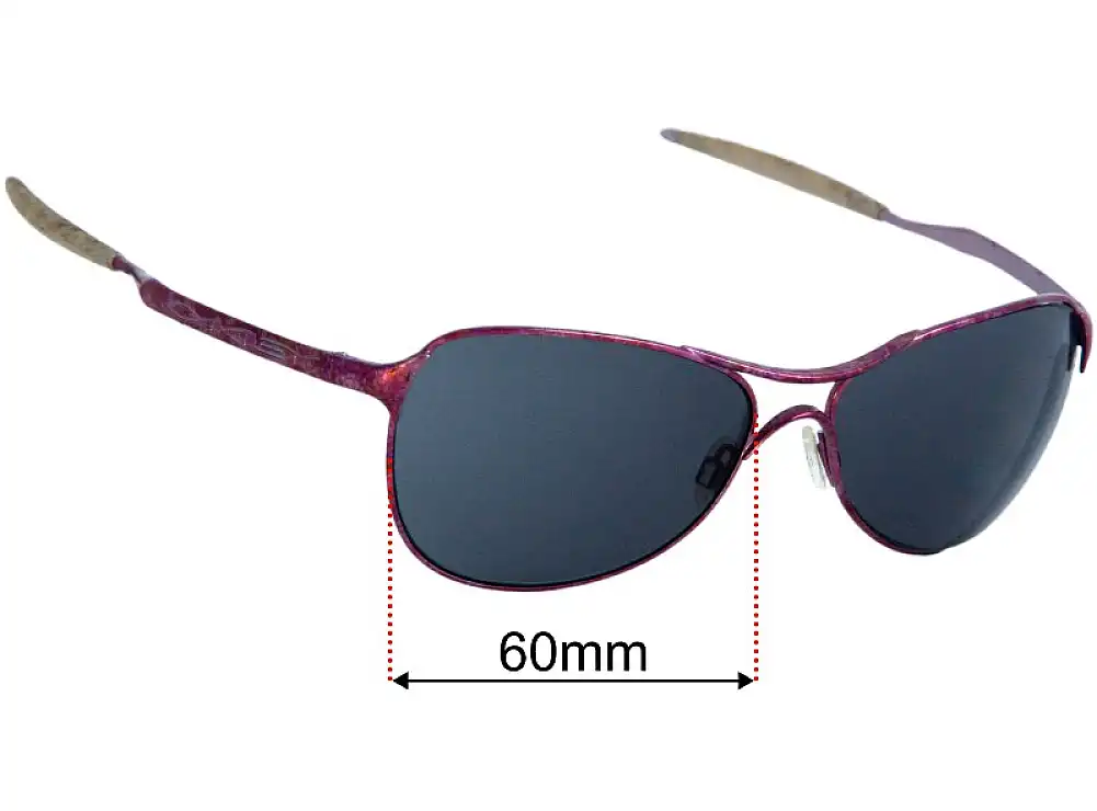 Sunglass Fix Replacement Lenses for Oakley Warden - 60mm Wide Sunglass Fix Replacement Lenses for Oakley Warden - 60mm Wide