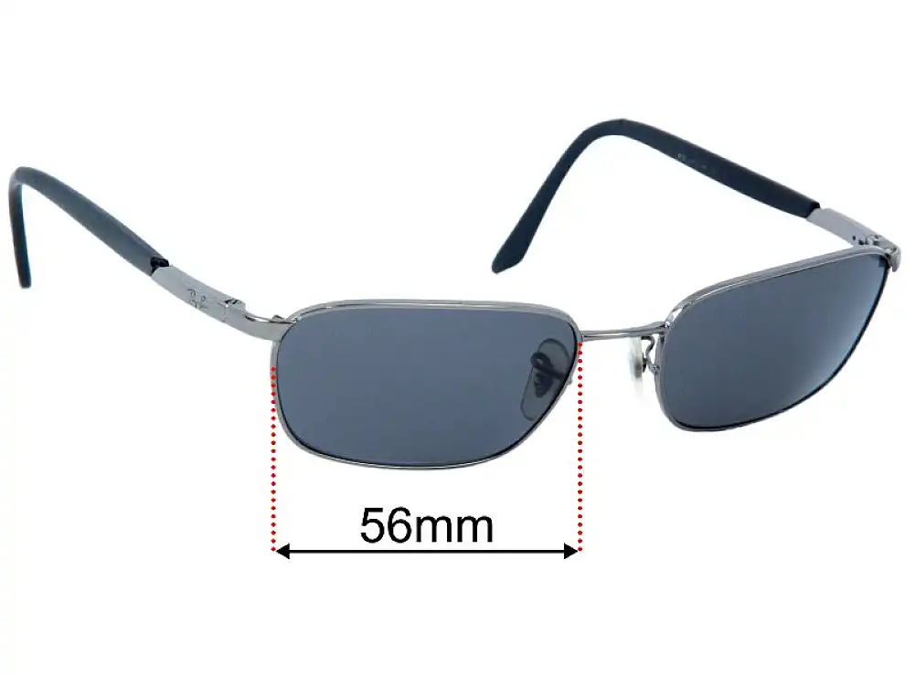 Sunglass Fix Replacement Lenses for Ray Ban RB3301 - 56mm Wide Sunglass Fix Replacement Lenses for Ray Ban RB3301 - 56mm Wide