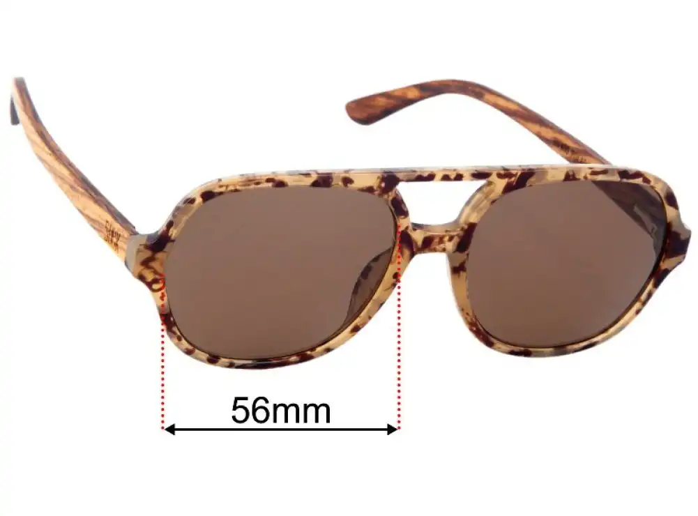 Sunglass Fix Replacement Lenses for Soek Billy - 56mm Wide Sunglass Fix Replacement Lenses for Soek Billy - 56mm Wide