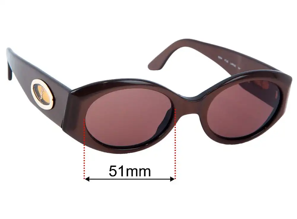 Sunglass Fix Replacement Lenses for Yves Saint Laurent 6554 Y755 Large - 51mm Wide Sunglass Fix Replacement Lenses for Yves Saint Laurent 6554 Y755 Large - 51mm Wide