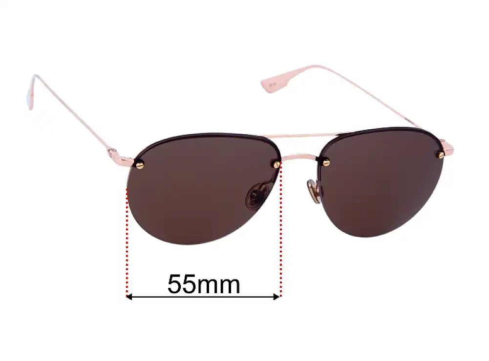 Sunglass Fix Replacement Lenses for Christian Dior Stellaire O11 55mm Sunglass Fix Replacement Lenses for Christian Dior Stellaire O11 55mm