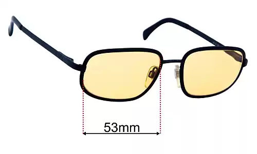 Sunglass Fix Replacement Lenses for Emporio Armani 091-S 53mm Emporio Armani 091-S Replacement Lenses 53mm wide