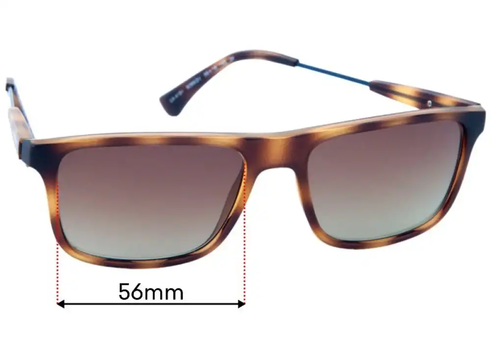 Sunglass Fix Replacement Lenses for Emporio Armani EA 4151 - 56mm Wide Sunglass Fix Replacement Lenses for Emporio Armani EA 4151 - 56mm Wide