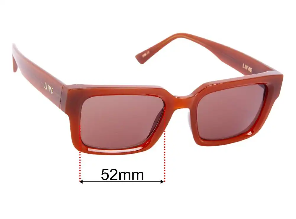 Sunglass Fix Replacement Lenses for Liive Oney - 52mm Wide Sunglass Fix Replacement Lenses for Liive Oney - 52mm Wide