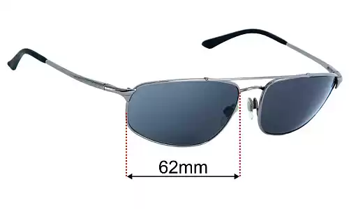 Sunglass Fix Replacement Lenses for Revo 3060 - 62mm Wide Revo 3060 Replacement Lenses 62mm wide