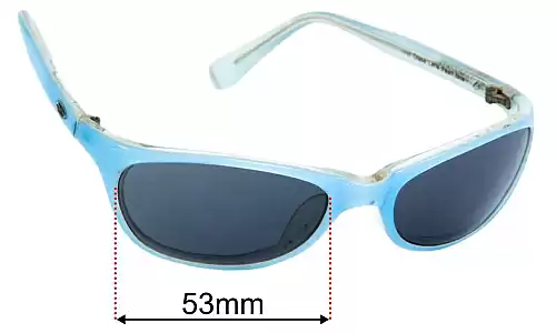 Sunglass Fix Replacement Lenses for Smith Southbound - 53mm Wide Smith Southbound Replacement Lenses 53mm wide