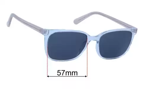 Sunglass Fix Replacement Lenses for Specsavers Browning+ 57mm Specsavers Browning+ Replacement Lenses 57mm wide