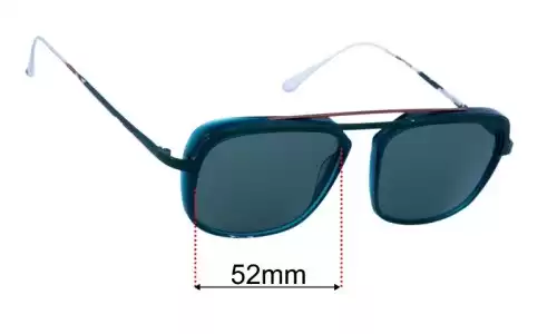 Sunglass Fix Replacement Lenses for Talla Eyewear Pinza - 52mm Wide Talla Eyewear Pinza Replacement Lenses 52mm wide