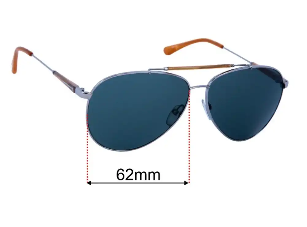 Sunglass Fix Replacement Lenses for Tom Ford Rick TF378 62mm Sunglass Fix Replacement Lenses for Tom Ford Rick TF378 62mm