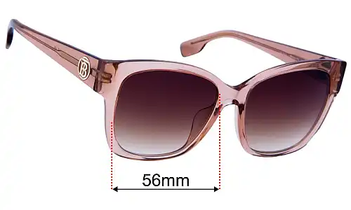 Sunglass Fix Replacement Lenses for Burberry B 4345-F - 56mm Wide Burberry B 4345-F Replacement Lenses 56mm wide