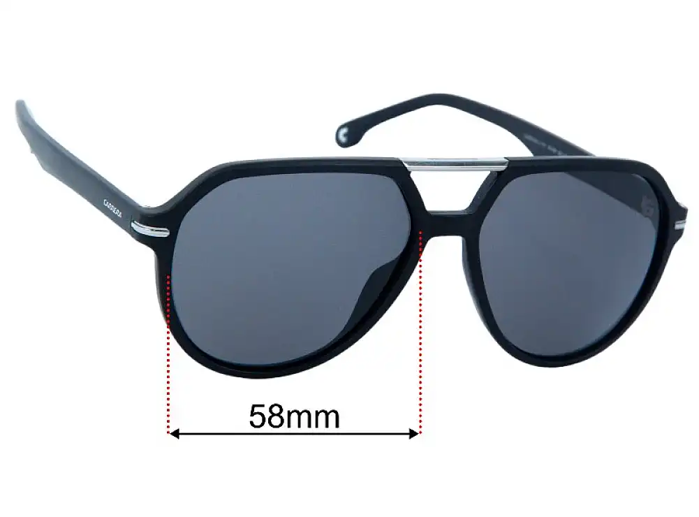 Sunglass Fix Replacement Lenses for Carrera 315/S - 58mm Wide Sunglass Fix Replacement Lenses for Carrera 315/S - 58mm Wide