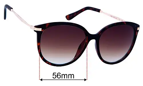 Sunglass Fix Replacement Lenses for Oscar de la Renta Mod 1283 - 56mm Wide Oscar de la Renta Mod 1283 Replacement Lenses 56mm wide