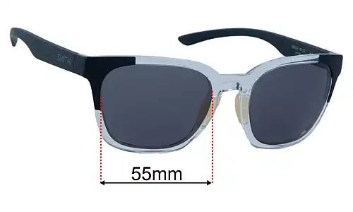 Sunglass Fix Replacement Lenses for Smith Founder - 55mm Wide Smith Founder Replacement Lenses 55mm wide