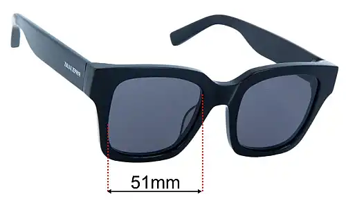 Sunglass Fix Replacement Lenses for Zulu & Zephyr Square - 51mm Wide Zulu & Zephyr Square Replacement Lenses 51mm wide