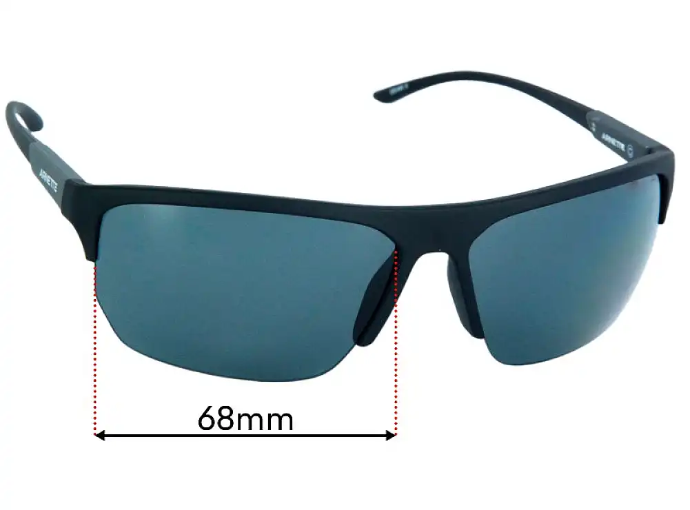 Sunglass Fix Replacement Lenses for Arnette Dean II AN4308 - 68mm Wide Sunglass Fix Replacement Lenses for Arnette Dean II AN4308 - 68mm Wide