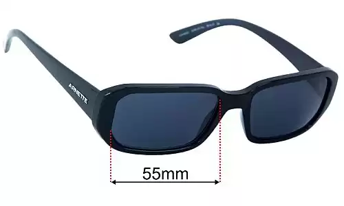 Sunglass Fix Replacement Lenses for Arnette Gringo AN4265 - 55mm Wide Arnette Gringo AN4265 Replacement Lenses 55mm wide