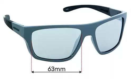 Sunglass Fix Replacement Lenses for Arnette Hijiki AN4330 - 63mm Wide Arnette Hijiki AN4330 Replacement Lenses 63mm wide