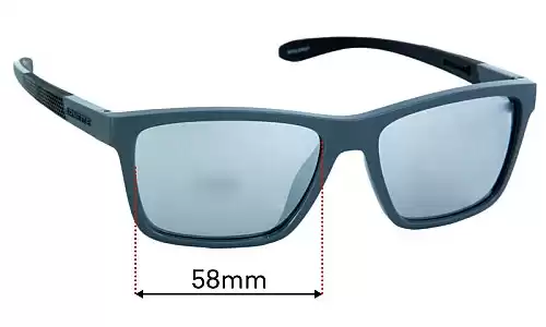 Sunglass Fix Replacement Lenses for Arnette Middlemist AN4328U - 58mm Wide Arnette Middlemist AN4328U Replacement Lenses 58mm wide