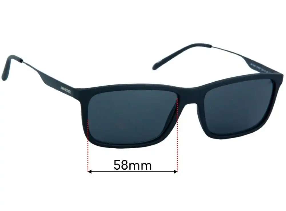 Sunglass Fix Replacement Lenses for Arnette Nosy AN4305 - 58mm Wide Sunglass Fix Replacement Lenses for Arnette Nosy AN4305 - 58mm Wide