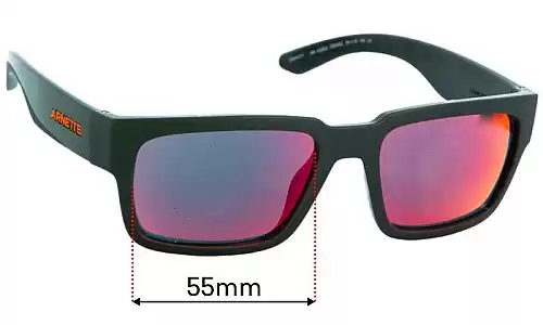 Sunglass Fix Replacement Lenses for Arnette Samhty AN4326U - 55mm Wide Arnette Samhty AN4326U Replacement Lenses 55mm wide