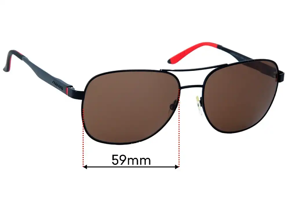 Sunglass Fix Replacement Lenses for Carrera 8015/S - 59mm Wide Sunglass Fix Replacement Lenses for Carrera 8015/S - 59mm Wide