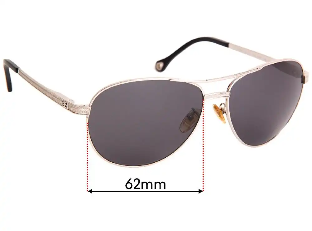 Sunglass Fix Replacement Lenses for Ermenegildo Zegna SZ 3282 - 62mm Wide Sunglass Fix Replacement Lenses for Ermenegildo Zegna SZ 3282 - 62mm Wide