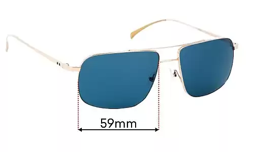 Sunglass Fix Replacement Lenses for Gotti Percy - 59mm Wide Gotti Percy Replacement Lenses 59mm wide