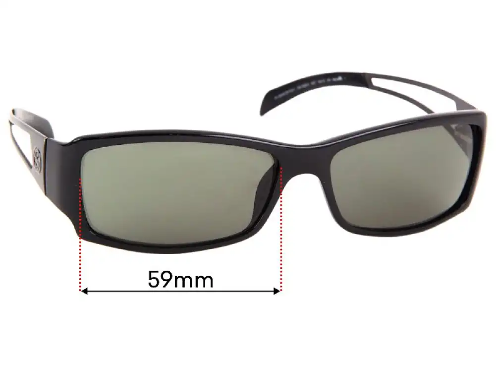 Sunglass Fix Replacement Lenses for Gucci GG1486/s - 59mm Wide Sunglass Fix Replacement Lenses for Gucci GG1486/s - 59mm Wide