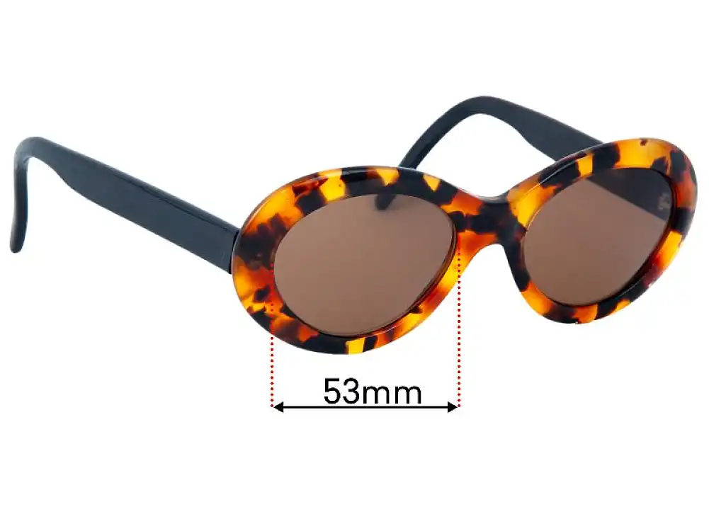 Sunglass Fix Replacement Lenses for Leonard Opticians Fermata D'Autobus - 53mm Wide Sunglass Fix Replacement Lenses for Leonard Opticians Fermata D'Autobus - 53mm Wide
