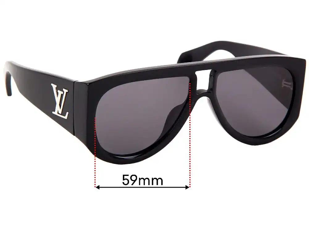 Sunglass Fix Replacement Lenses for Louis Vuitton Selby Z1247E - 59mm Wide Sunglass Fix Replacement Lenses for Louis Vuitton Selby Z1247E - 59mm Wide