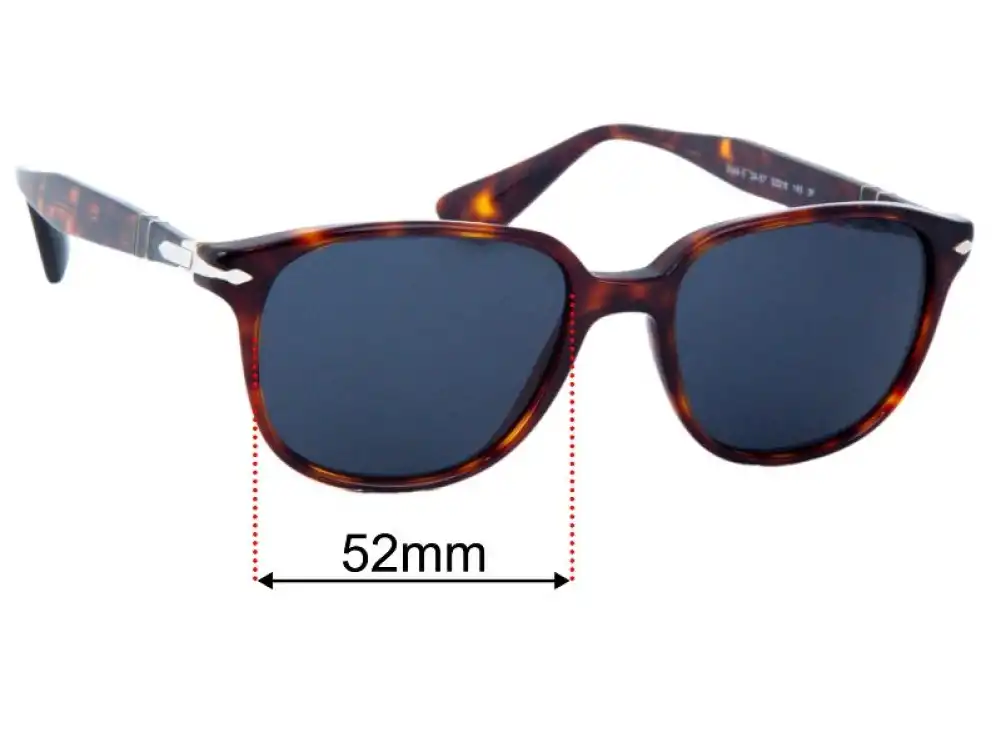 Sunglass Fix Replacement Lenses for Persol 3149-S - 52mm Wide Sunglass Fix Replacement Lenses for Persol 3149-S - 52mm Wide