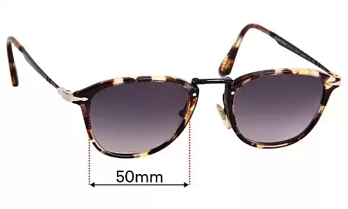 Sunglass Fix Replacement Lenses for Persol 3165-S - 50mm Wide Persol 3165-S Replacement Lenses 50mm wide