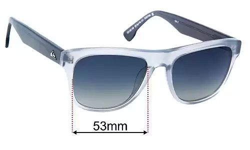 Sunglass Fix Replacement Lenses for Quiksilver QS Sun Rx 114 - 53mm Wide Quiksilver QS Sun Rx 114 Replacement Lenses 53mm wide