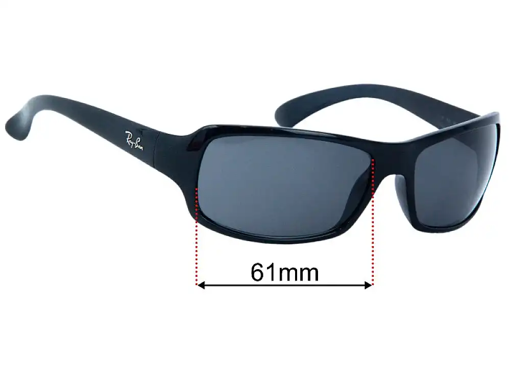 Sunglass Fix Replacement Lenses for Ray Ban RB4075 - 61mm Wide Sunglass Fix Replacement Lenses for Ray Ban RB4075 - 61mm Wide