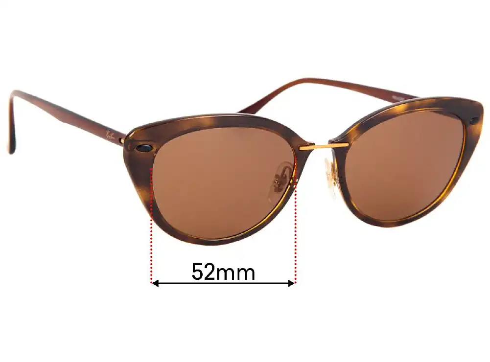 Sunglass Fix Replacement Lenses for Ray-Ban RB4250 LightRay - 52mm Wide Sunglass Fix Replacement Lenses for Ray-Ban RB4250 LightRay - 52mm Wide