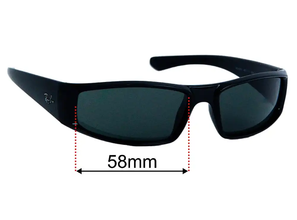 Sunglass Fix Replacement Lenses for Ray-Ban RB4335 - 58mm Wide Sunglass Fix Replacement Lenses for Ray-Ban RB4335 - 58mm Wide