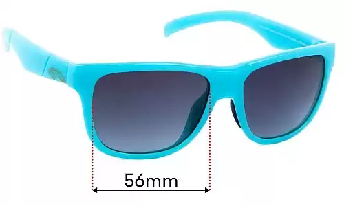 Sunglass Fix Replacement Lenses for Smith Lowdown Slim - 56mm Wide Smith Lowdown Slim Replacement Lenses 56mm wide
