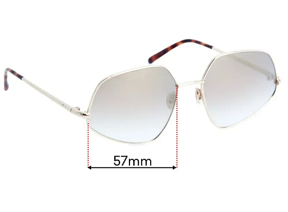 Sunglass Fix Replacement Lenses for Sportmax SM5010 - 55mm Wide Sunglass Fix Replacement Lenses for Sportmax SM5010 - 55mm Wide